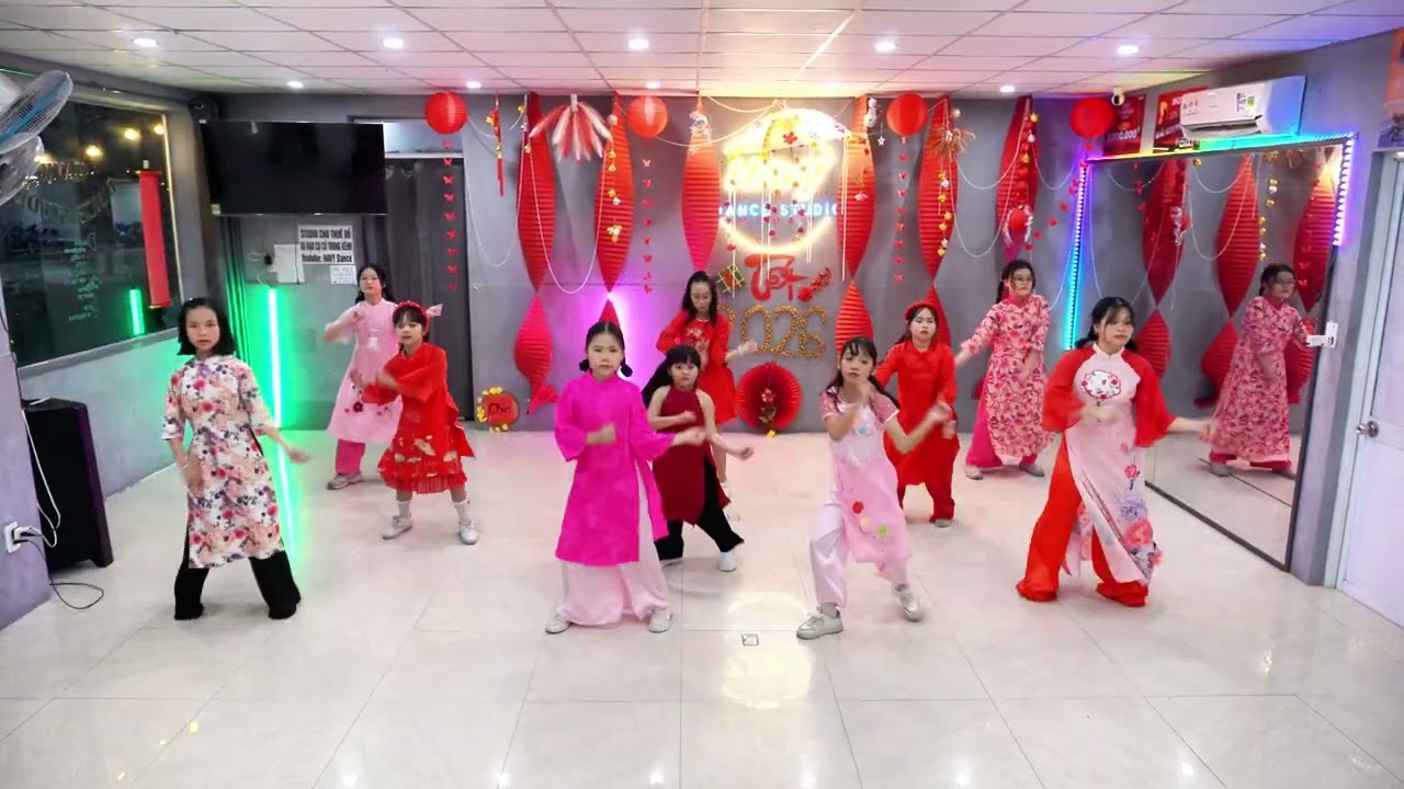 HAVY DANCE STUIDO | TẾT NHÀ MÌNH - Hòa Minzy x Lăng LD x Huỳnh Hiền Năng | ZUMBA KID