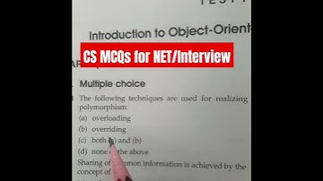 CS MCQs💻 #youtubeshorts #technology #c #coding #java #python #sql #csharp #ai #javascript #mcq #c++