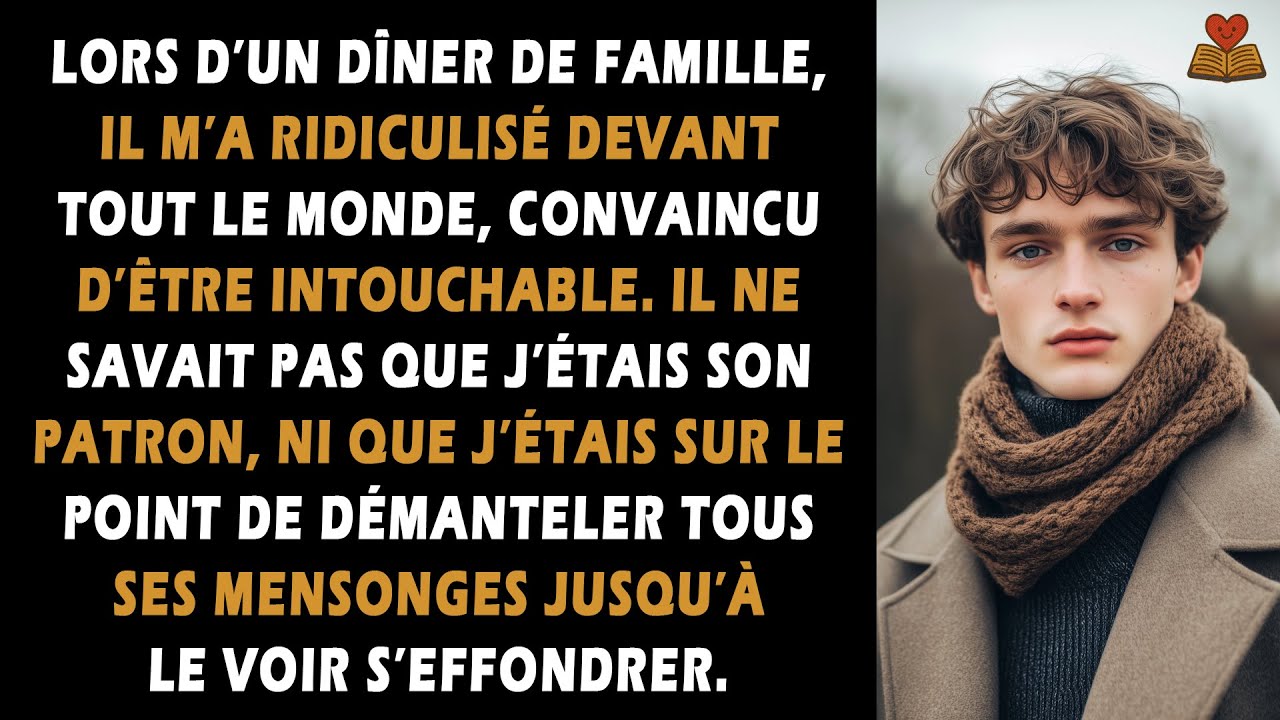 Lors d’un dîner de famille, il m’a ridiculisé devant tout le monde, convaincu d’être intouchable...