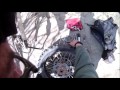 Puncture repair on the trail