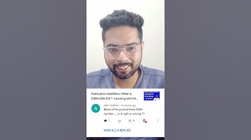 Do journals have ISBN number? - Thursday QnA #shorts #journal #research #isbn