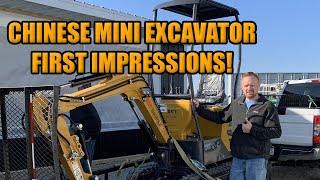 I purchased an UPGRADED Chinese Mini Excavator! AGT DM 12C First Impressions