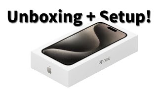 iPhone 15 Pro Max Unboxing + Setup!