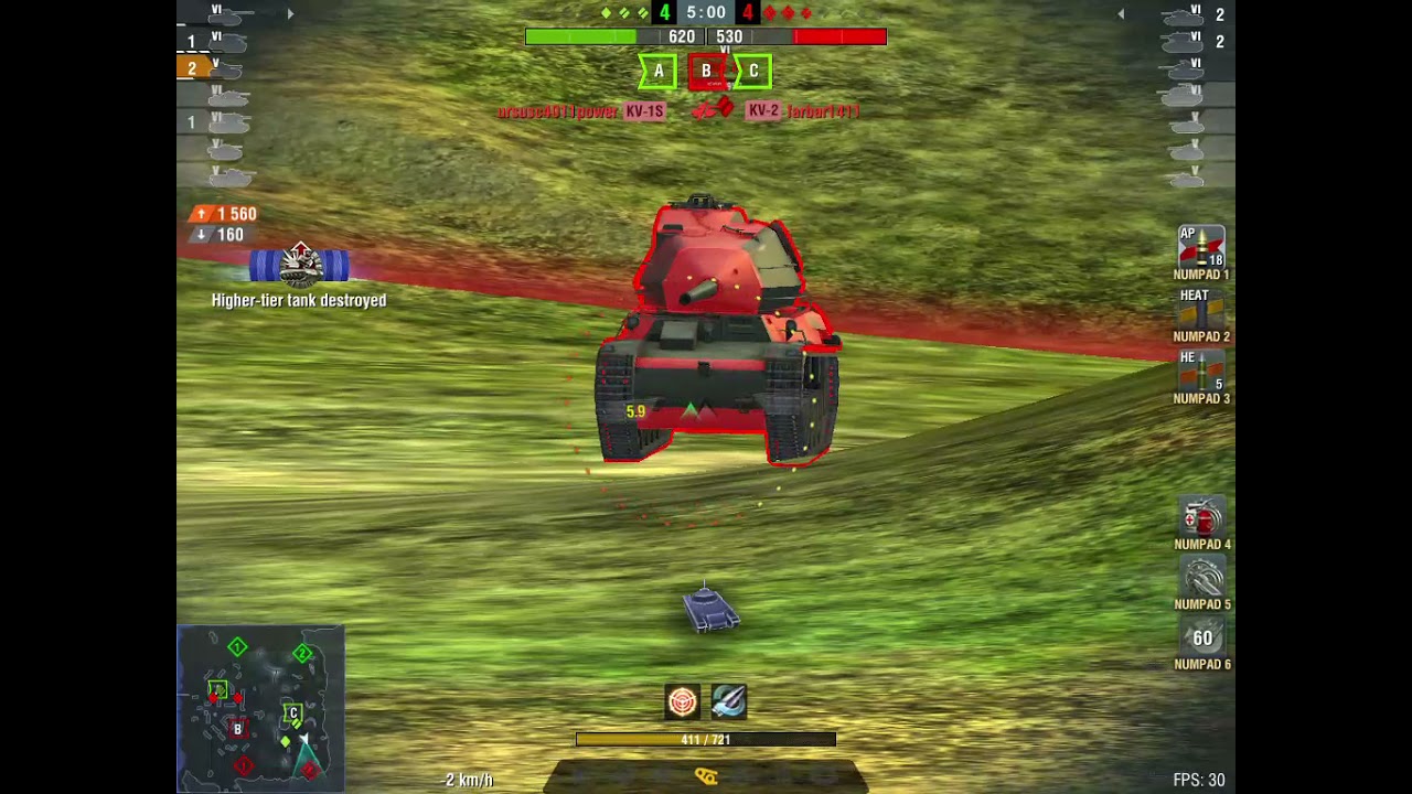 WoT Blitz Gargoyle Mastery on Middleburg map