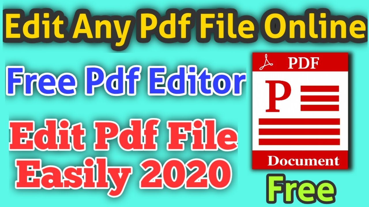 free edit pdf app