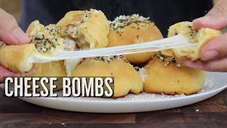 Cheese Bombs- 10 Minute Cheese Stuffed Biscuits
