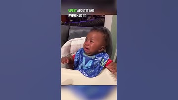 Thumbnail of This baby started crying after his dad got a haircut 😂