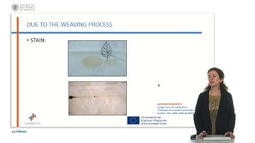 Defects Due to weaving process. Stain | 42/87 | UPV