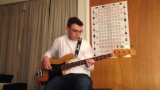 Video thumbnail of "Elvis Presley - Stuck on You (Bass Cover)"