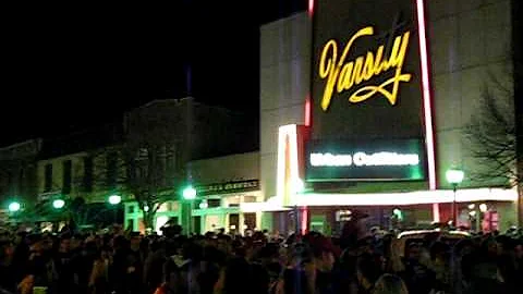 KU FINAL FOUR win CELEBRATION APRIL 5 2008 Lawrence, Kansas