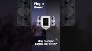 Ring Spotlight Cam Plus, Battery (newest model), Home or business security with HD video, white