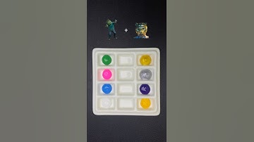 A Minecraft Movie & Squid Game 2 Colormixing #satisfying #minecraft #squidgame2 #colormixing #shots