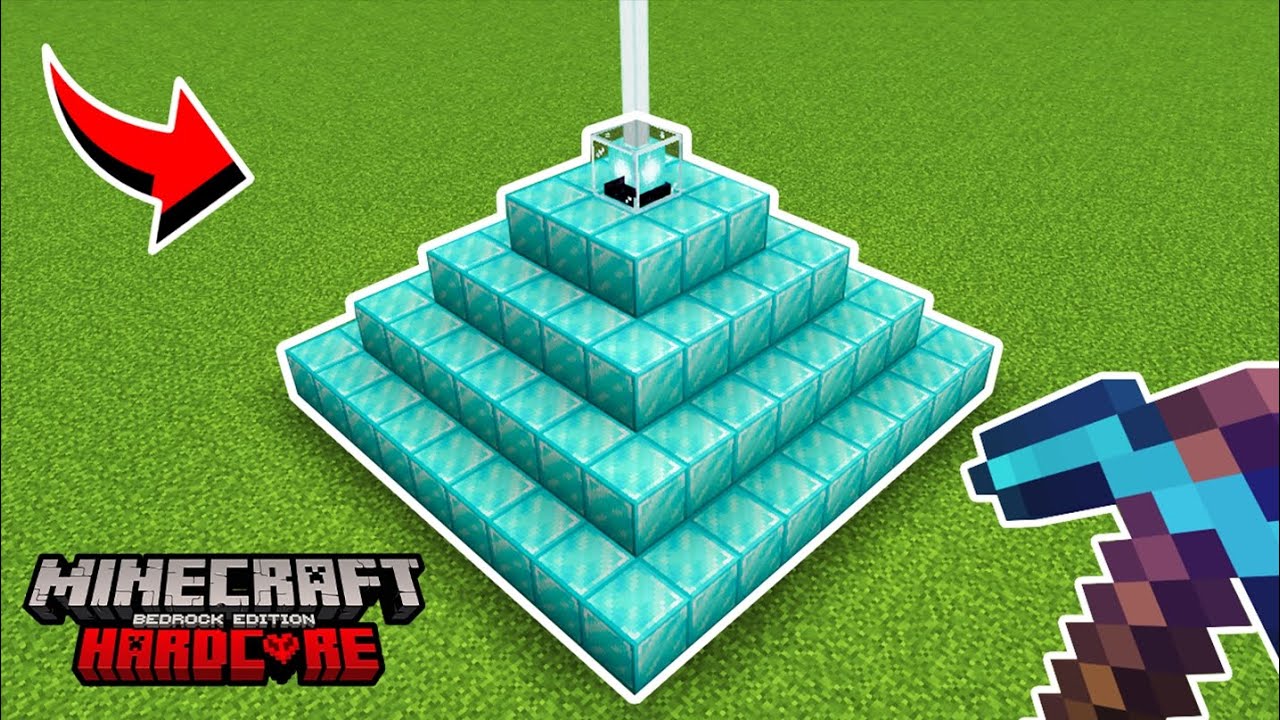 بنيت بيكون دايموند خلال 100 يوم في ماين كرافت هارد كور البيدروك