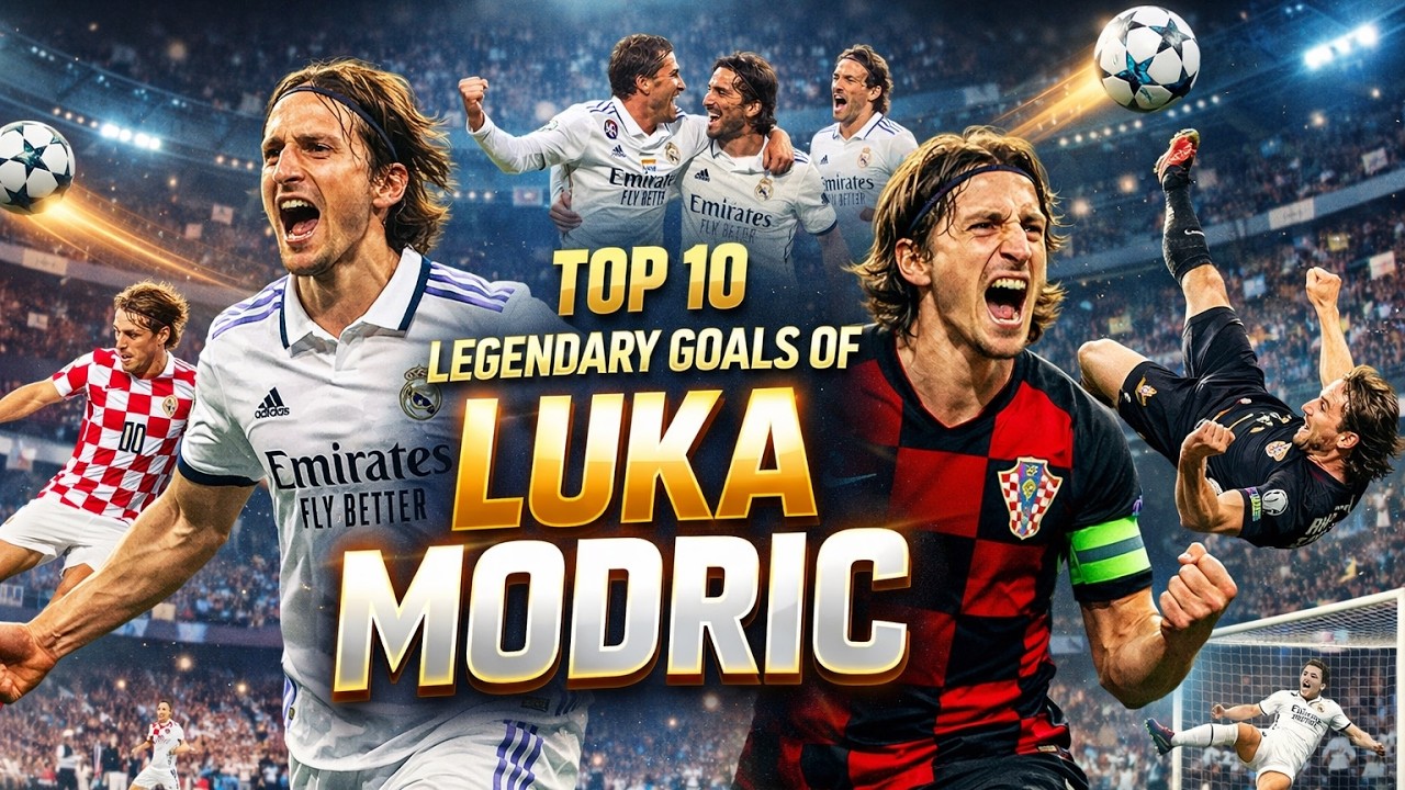 10 Times Luka Modric Proved He Is A Football Genius | Legendary Goals ...