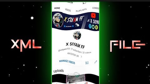 NEW TREND ATUTUDE XML FILE ||😎🔥AOITA AMER NAM ||NEW TREND XML FILE ||BY @xsiyam777