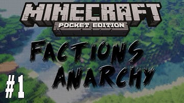 MCPE Factions Anarchy: Ep 1- PILOT