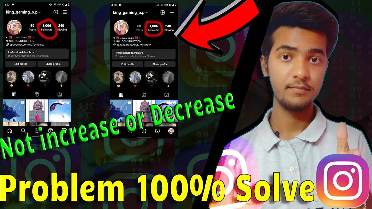 Instagram Followers and Following Stuck Problem Instagram Followers