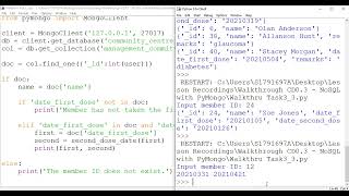 Walkthrough CD1 NoSQL PyMongo (Extension) Task 3.2 - voiceover