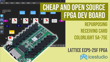 Open Source FPGA on a Budget! Hacking Colorlight 5A-75E (Lattice ECP5-25F)
