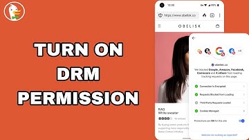 How To Turn On Drm Permission On DuckDuckGo Private Browser App