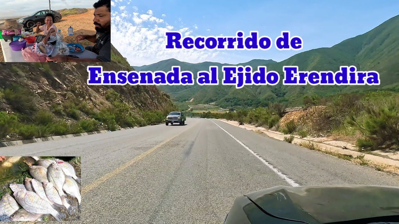 Recorrido de ENSENADA al Ejido ERENDIRA, lugar donde se lleva a cabo la Baja 500.