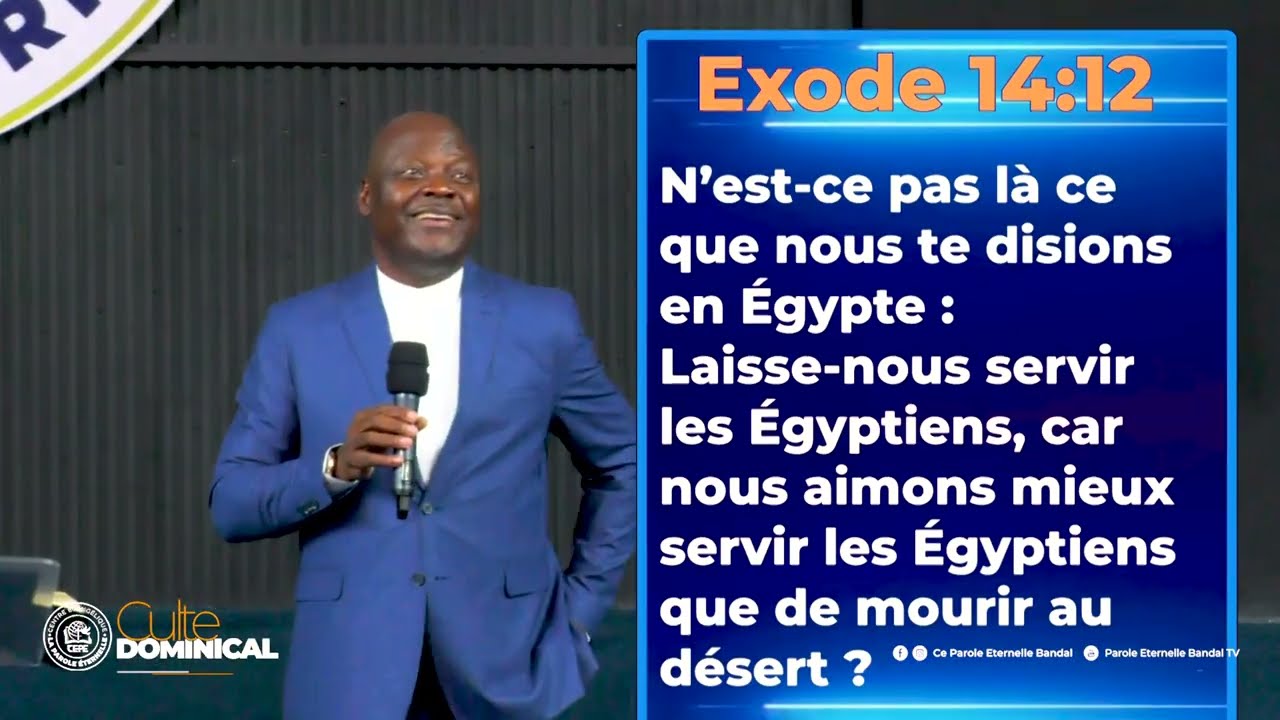 CULTE DU DIMANCHE 24 AOUT AVEC APOT ROLAND DALO