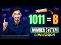Number System Conversion Made Easy 🔥 (Binary, Decimal, Octal, Hex)