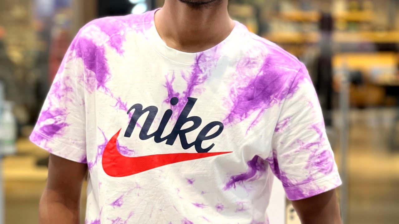 Diy Customize My White Nike T shirt In Lavander Colour Kadam Colour diy-customize-my-white-nike-t-shirt-in-lavander-colour-kadam-colour