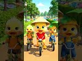 Vịt chibi đạp xe dạo quanh hồ siêu dễ thương 🐥🚴✨