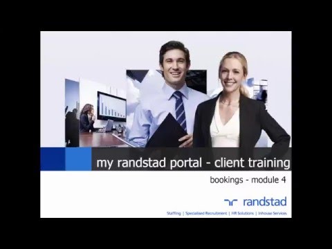 my randstad - client module 4 - bookings