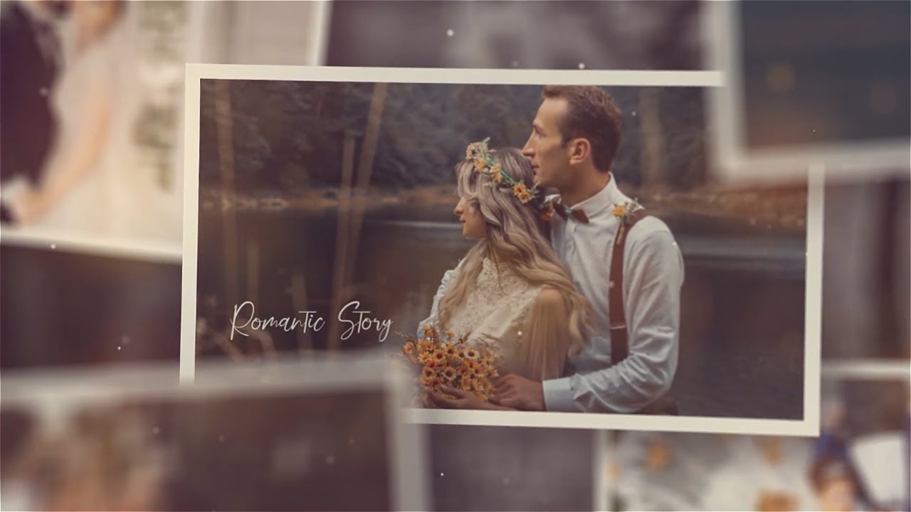 Romantic Photo Slideshow Video   After Effects Template