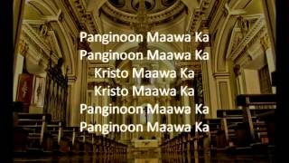 Video-Miniaturansicht von „Panginoon Maawa Ka Instrumental Karaoke“