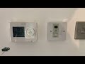 How to connect, how to wire electric underfloor heating, to the RCD and thermostat.