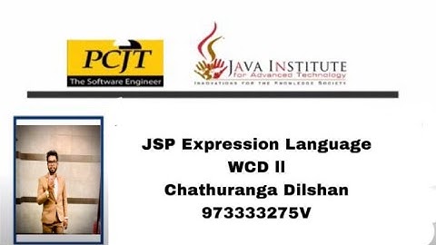 JSP Expression Language (EL)