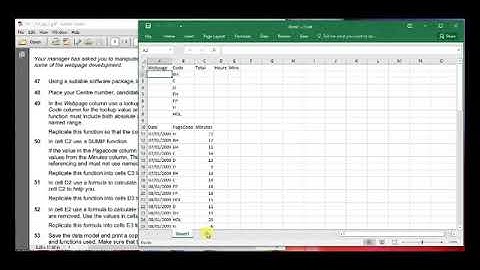 IGCSE-ICT-paper3-june2009 (Excel 1st part)