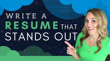 How To Write A Resume That Stands Out - 5 BEST Resume Writing Tips