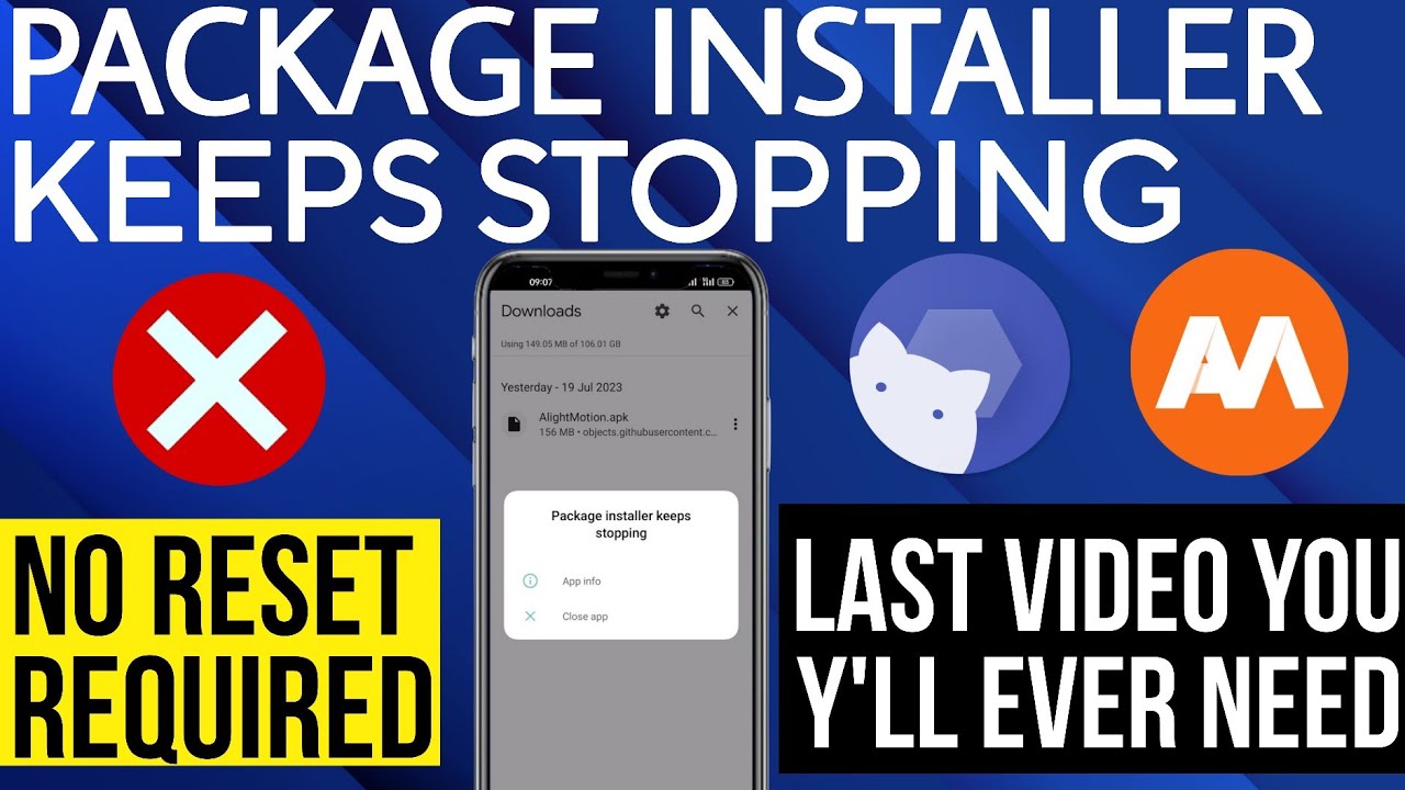 How to Fix “Package Installer Keeps Stopping” on Android Phones 🚀 ...