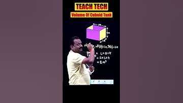 Volume Of Cuboid Tank Shorts | Teach Tech