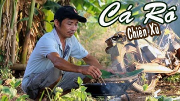Câu Cá Rô Làm Món Cá Rô Chiên Xù | Cá Rô Chiên | Ẩm thực Dượng Hưng Vlog | Tết Rồi Về Thôi.