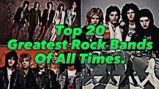 Top 20 Greatest Rock Bands of All Time. by JL VIDEOS 22,468 views 1 year ago 10 minutes, 13 seconds