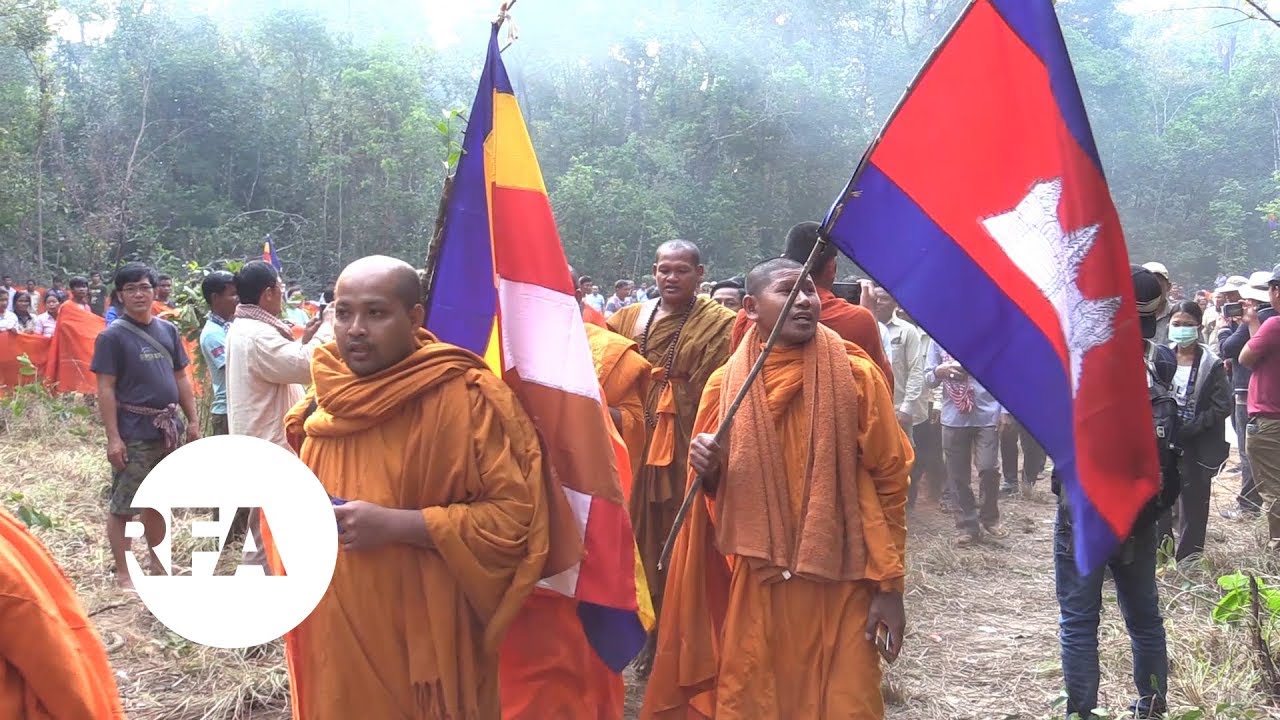 buma hiln Monks Hold Ceremony to Protect Cambodian Forest | Radio Free Asia (RFA)