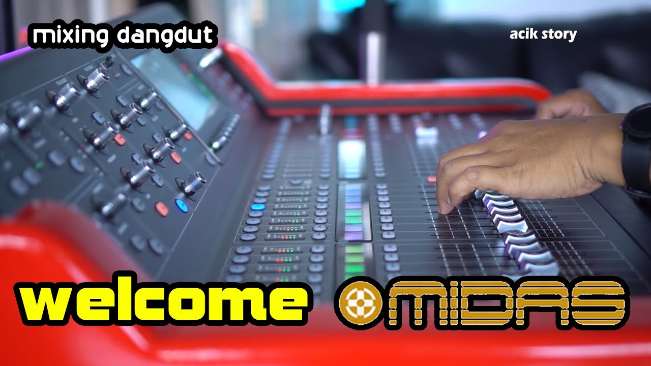NYOBAIN MIXER MIDAS mixing dangdut CEK SOUND