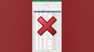 Excel Shortcut: Quickly Autosize Columns in Just a Few Clicks! #tutorial