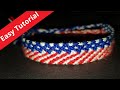 DIY | 4th of July  Friendship Bracelet - How to read a pattern - For begginers || CW