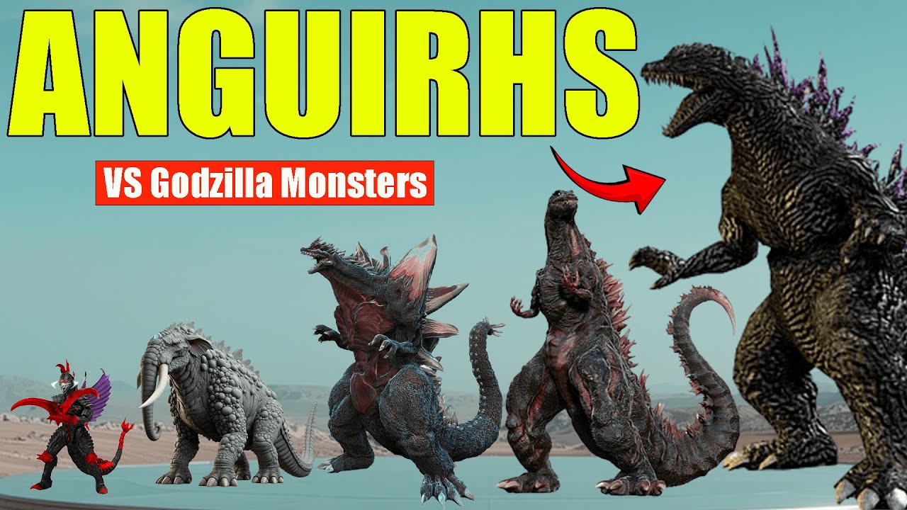 𝗔𝗻𝗴𝘂𝗶𝗿𝘂𝘀 𝗩𝘀 𝗚𝗼𝗱𝘇𝗶𝗹𝗹𝗮 𝗠𝗼𝗻𝘀𝘁𝗲𝗿𝘀 | 𝟯𝗗 𝗠𝗼𝗻𝘀𝘁𝗲𝗿𝘀 𝗦𝗶𝘇𝗲 𝗖𝗼𝗺𝗽𝗮𝗿𝗶𝘀𝗼𝗻 𝟮𝟬𝟮𝟱