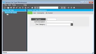Defining Service Call Types | Epicor Look & Feel | Sales Management | Epicor ERP screenshot 3