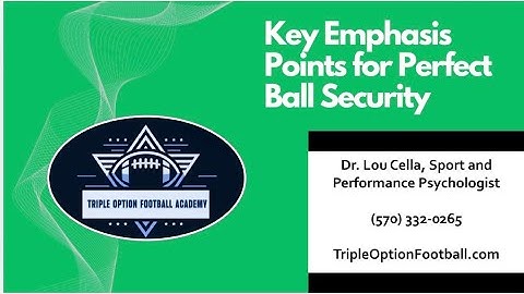 Video: Key Emphasis Points for Perfect Ball Security