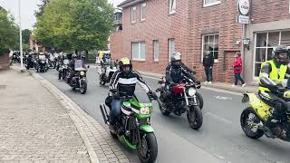 Ausfahrt zum 11. Motorradgottesdienst Ahlten