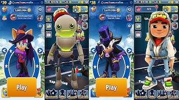 Sonic Dash vs Subway Surfers - Witch Rouge vs Tagbot vs Vampire Shadow vs Jake