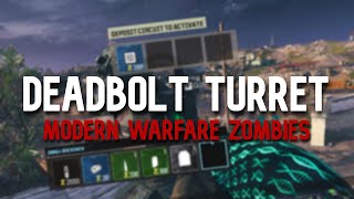 How to ACTIVATE a Deadbolt Turret in Modern Warfare Zombies